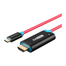 Кабель-адаптер CABLETIME USB-C — HDMI (2 м) - фото 2
